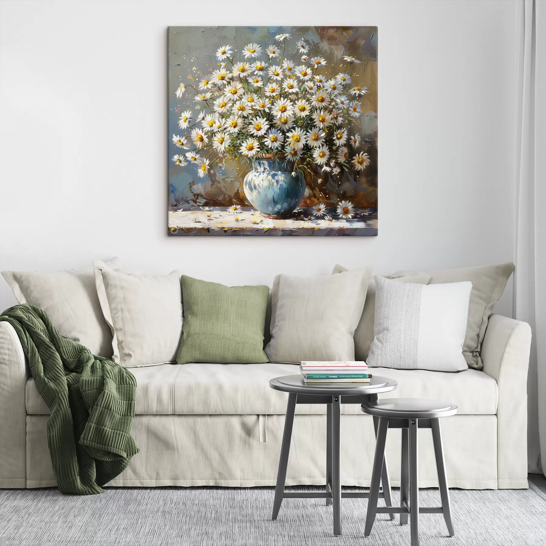 Fototapeedid Karikakratega vaas laual s38707