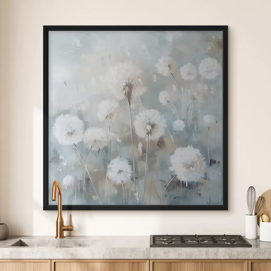 Pilt Võililletaimede ja lillede väli trükitud tekstuur f38932