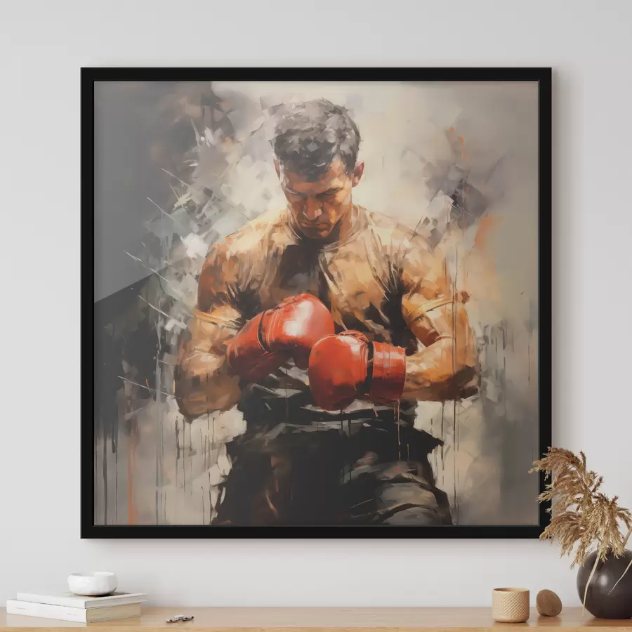 Pilt Bokser punastes kinnastes õlimaal f39180