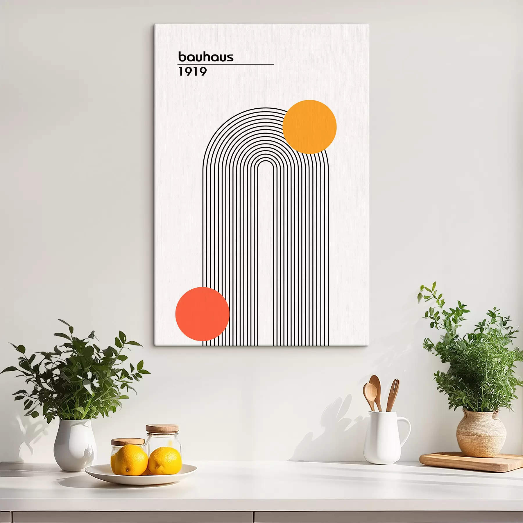 Fototapeedid Bauhausi geomeetriline abstraktsioon s39260