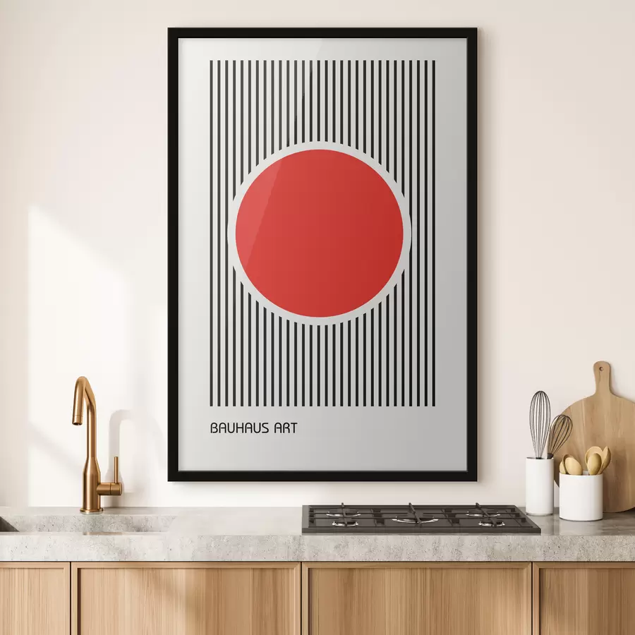 Fototapeedid Bauhausi geomeetriline abstraktsioon f39262