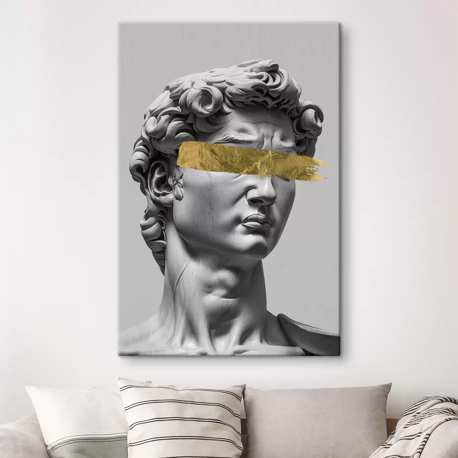 Fototapeedid Moodne skulptuur Taavetist suletud silmadega s26129