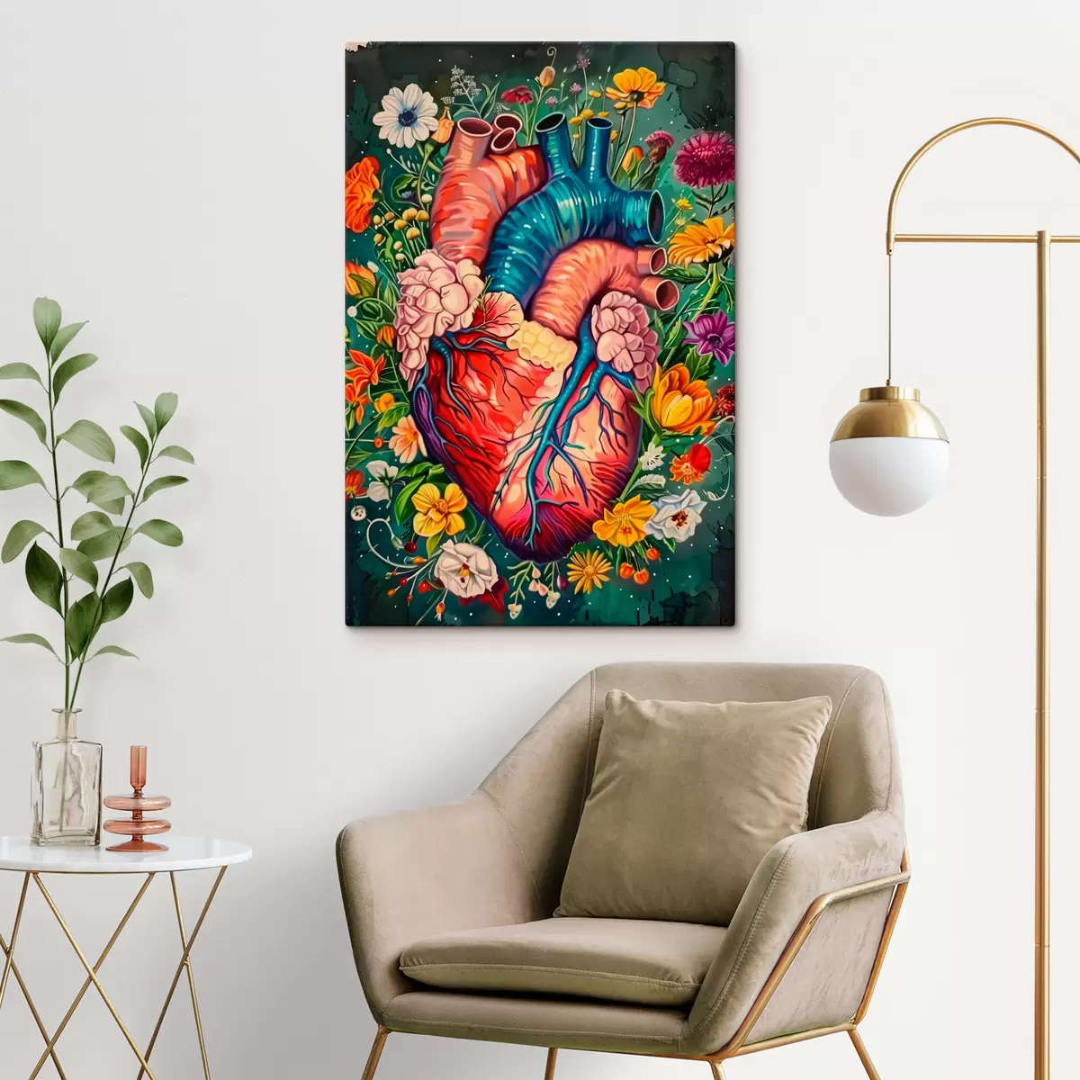 Pilt Süda lilledes s39315