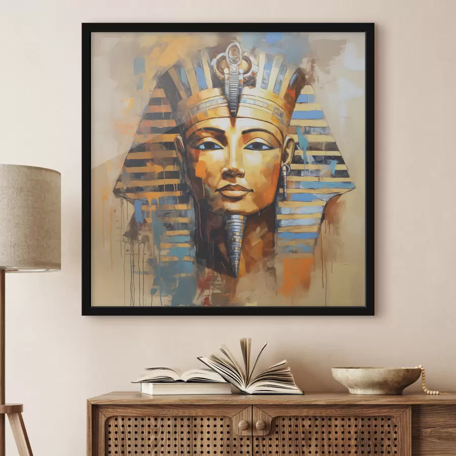 Fototapeedid Egiptuse vaarao õlimaali portree f39332
