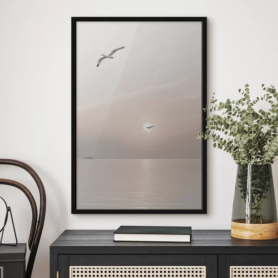 Fototapeedid Mere kohal lendavad kajakad f39152