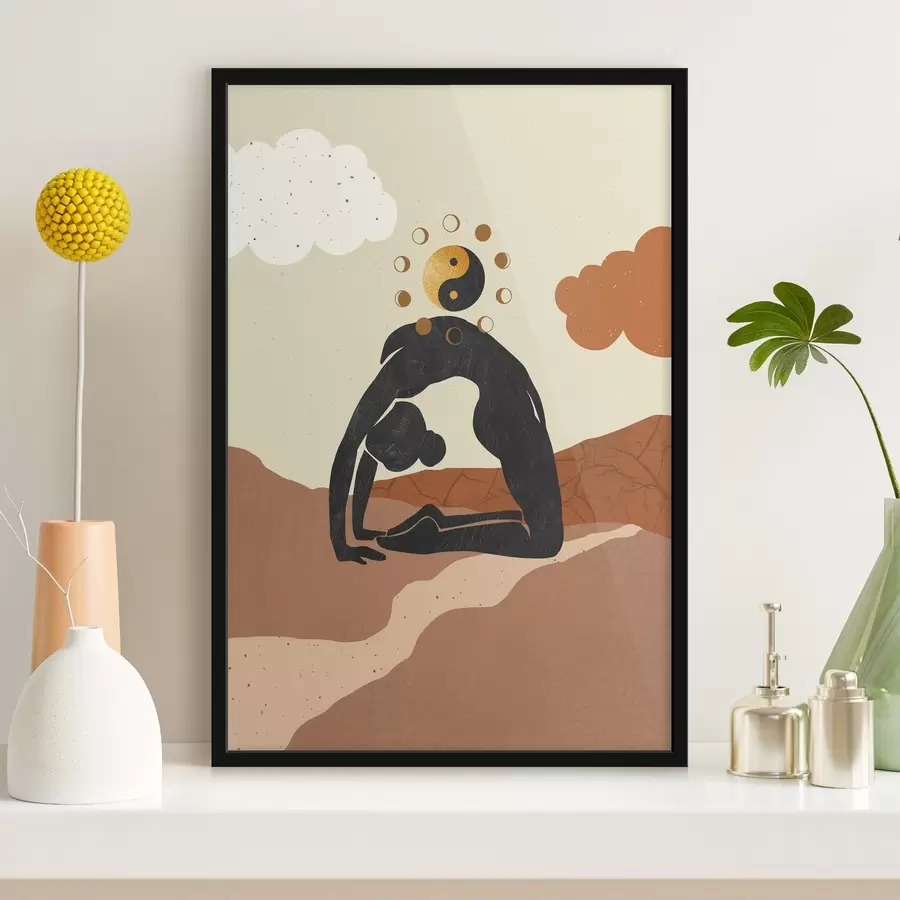 Fototapeedid Tasakaalu saavutamine liikumises ja harmoonias f37506