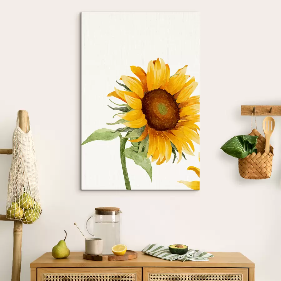 Pilt Värviline akvarell päevalill s39343