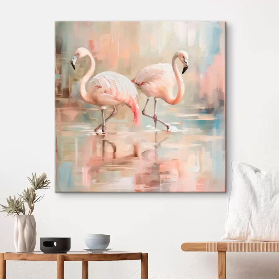 Pilt Kaks flamingo lindu s39540