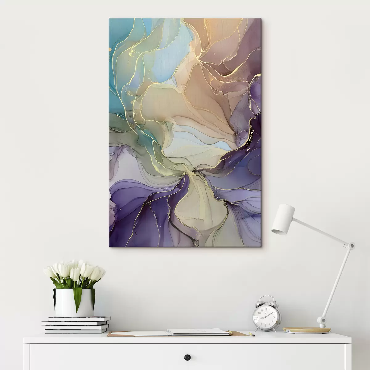 Pilt abstraktsioon alkoholivärvidega s39482