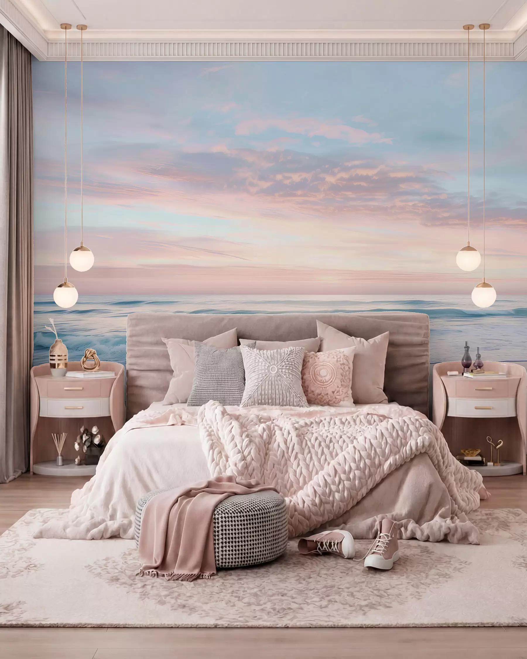 Fototapeedid Pehme muldkeha mere ääres w07935