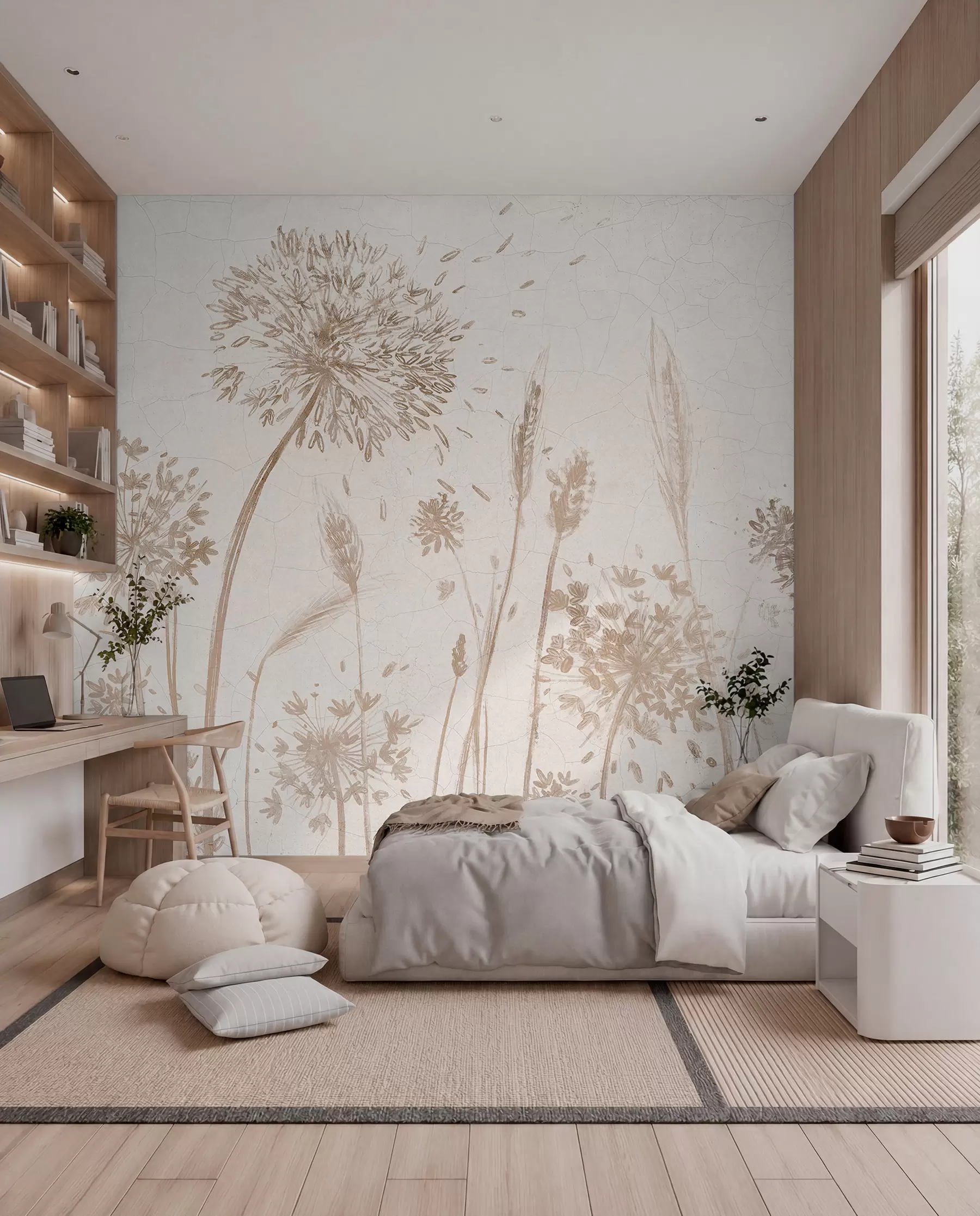 Fototapeedid Võilille lend w07921