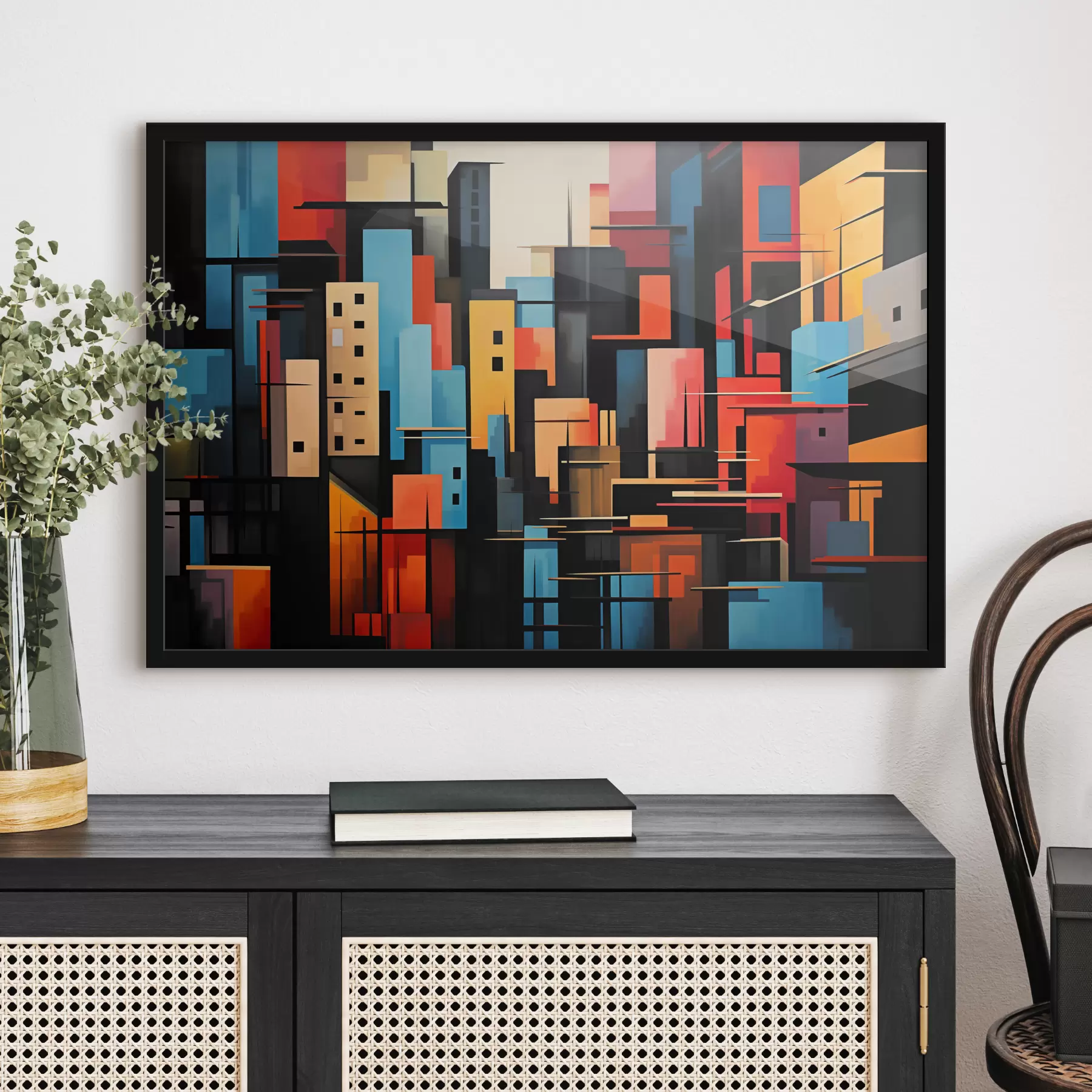 Fototapeedid Linna geomeetriline abstraktsioon f39716