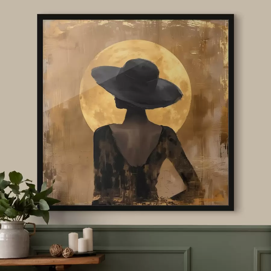 Pilt Tüdruk mustas f39686