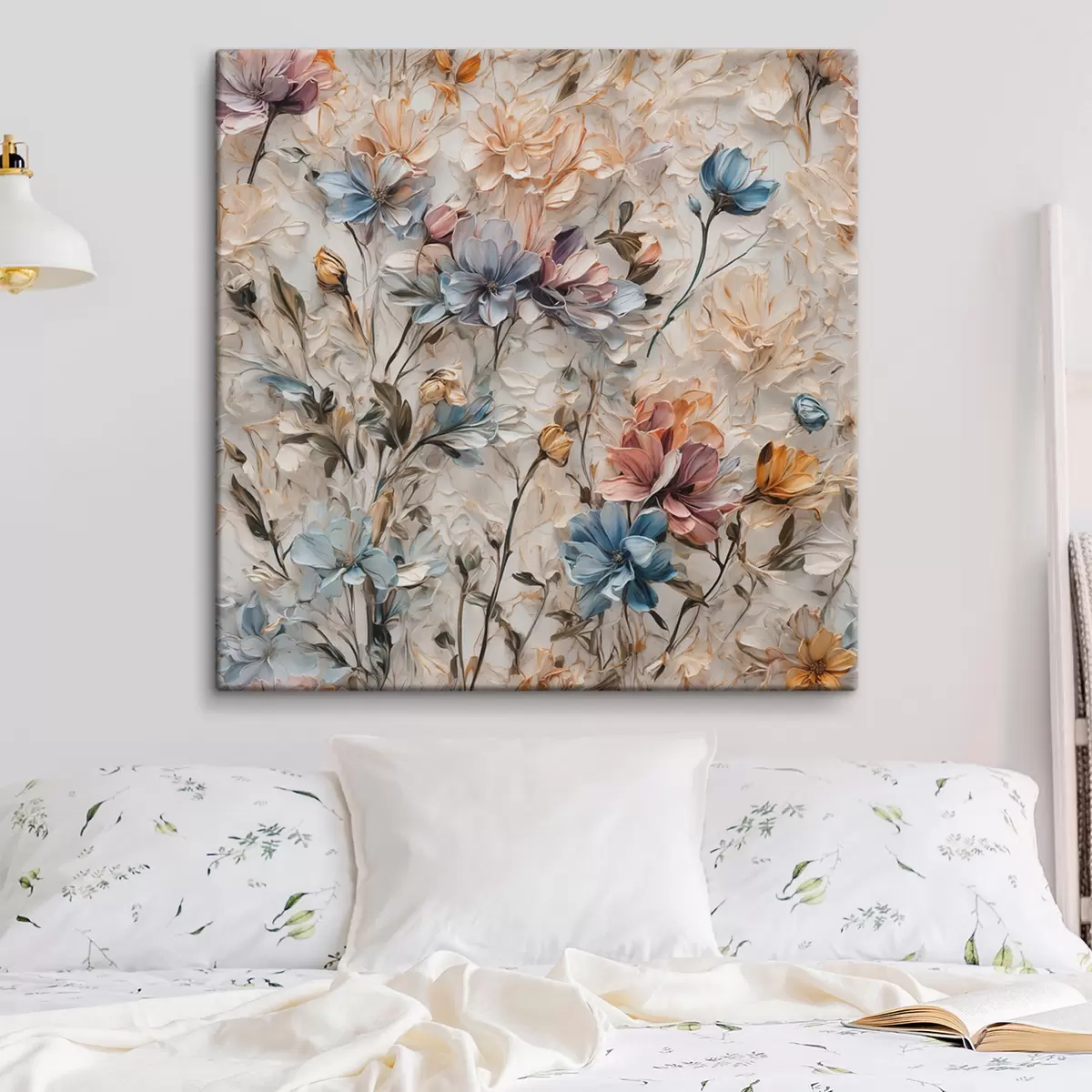 Pilt Abstraktsed lilled ja lehed s39605