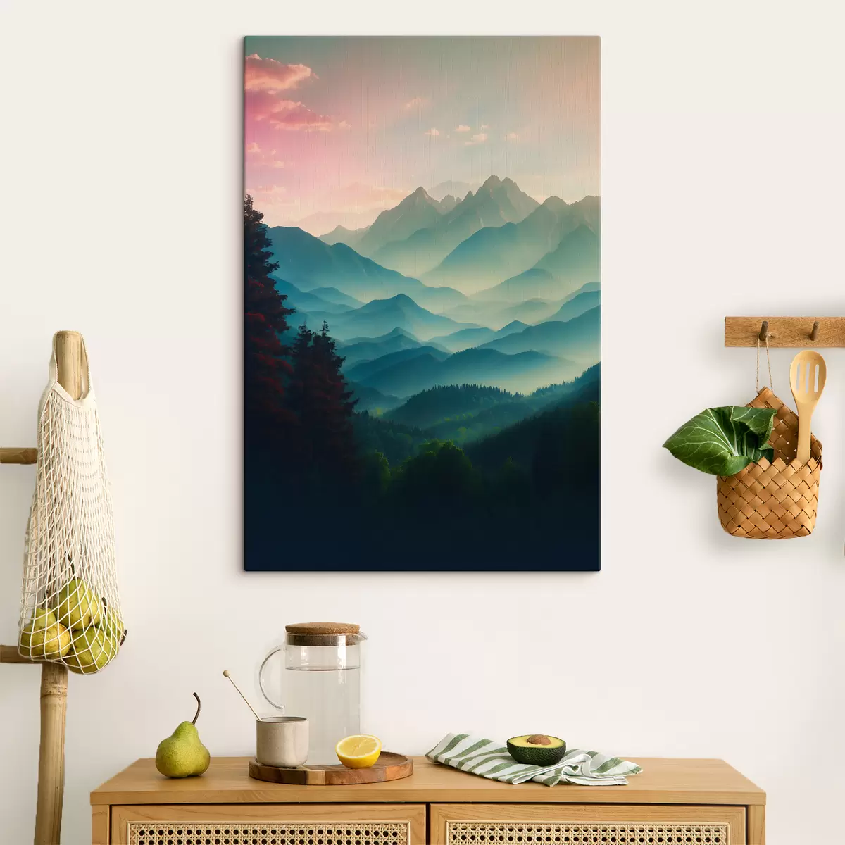 Pilt Mägede vaade päikesetõusul s39607