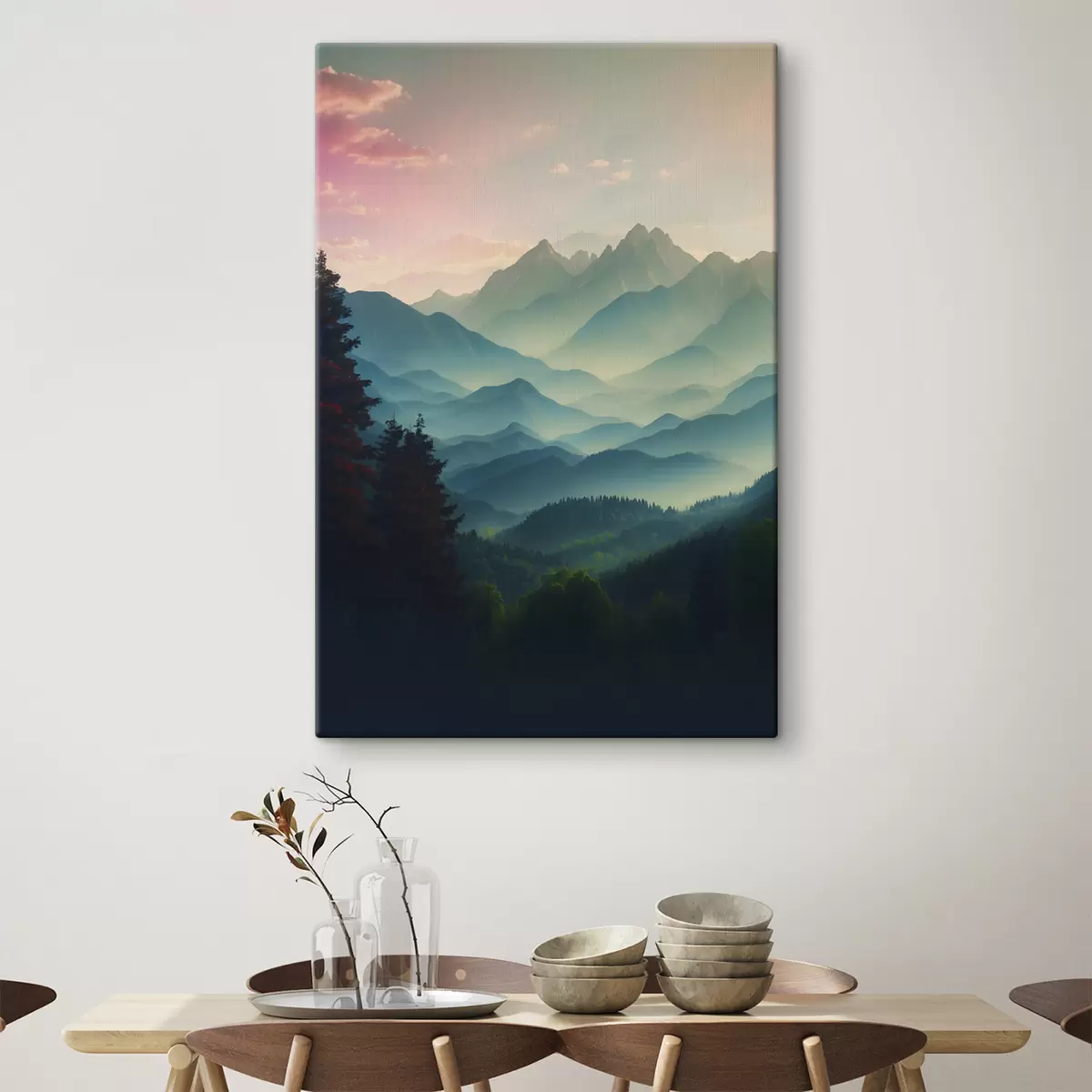 Pilt Mägede vaade päikesetõusul s39607