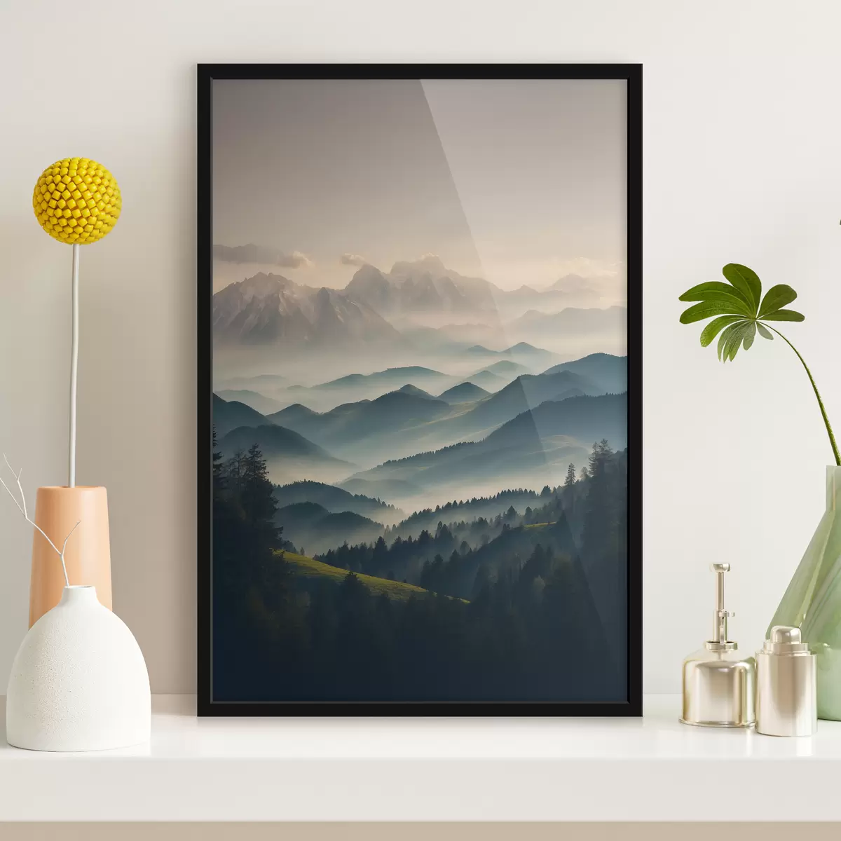 Plakat Vaade udustele mägedele f39596