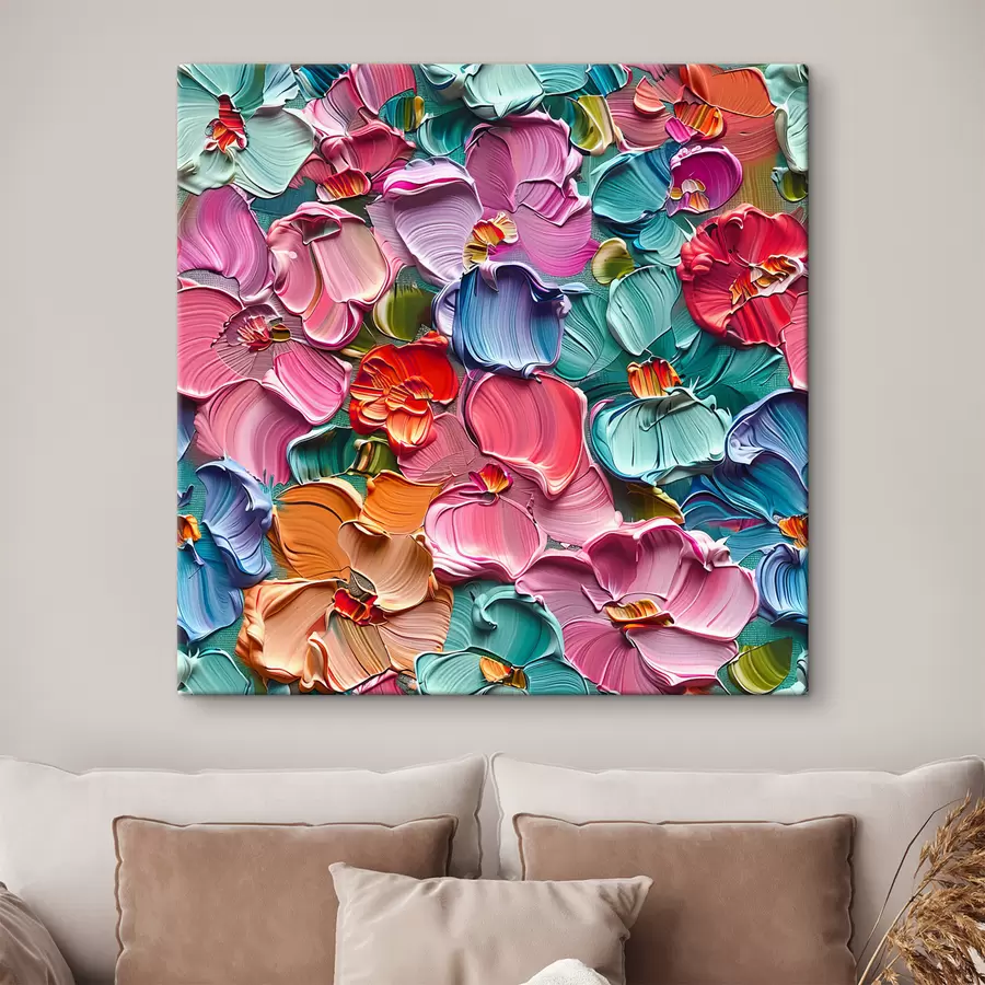 Pilt Lilleline akrüülkompositsioon pintslitõmmetega" s39736