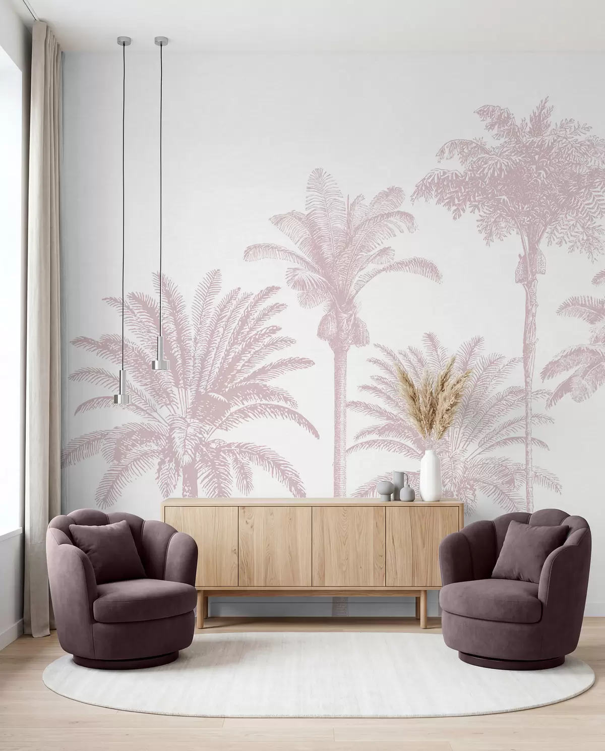 Fototapeedid Roosa palmisalu w08111v1