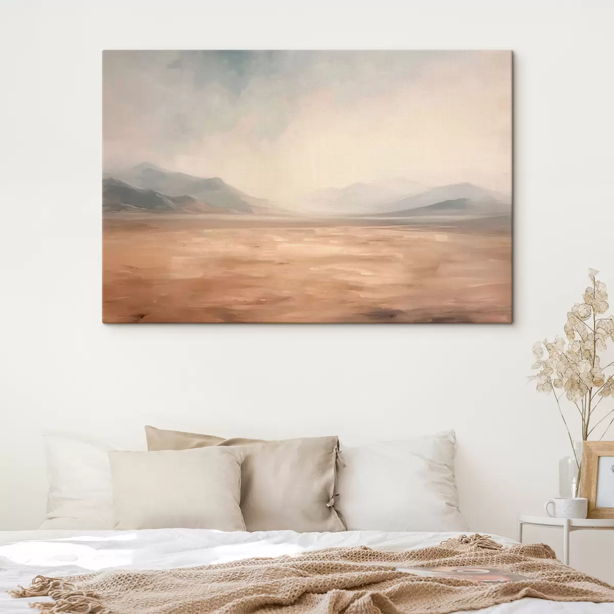 Pilt Kõrb mägedega taustal rahulik maastik s39835