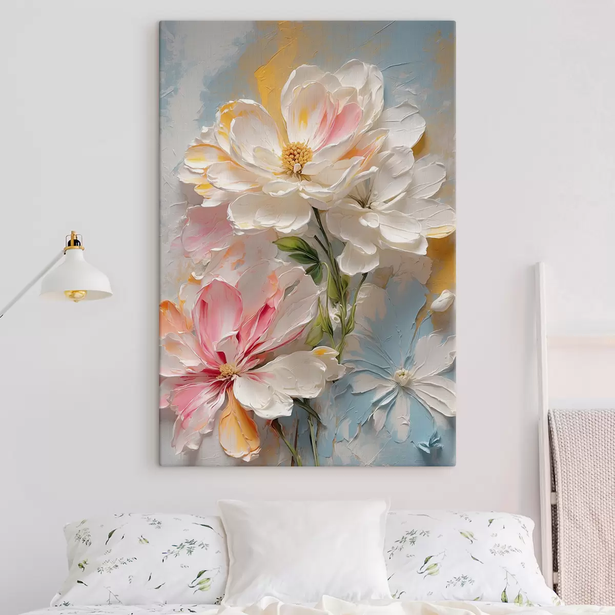 Pilt Abstraktsed lilled abstraktsel taustal s39866