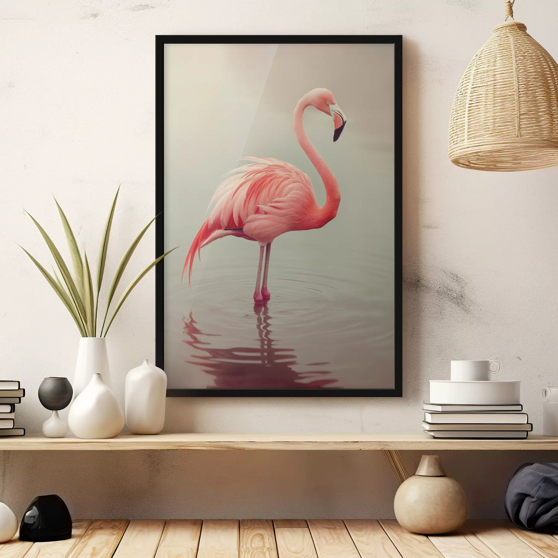 Pilt Roosa, flamingo f39965