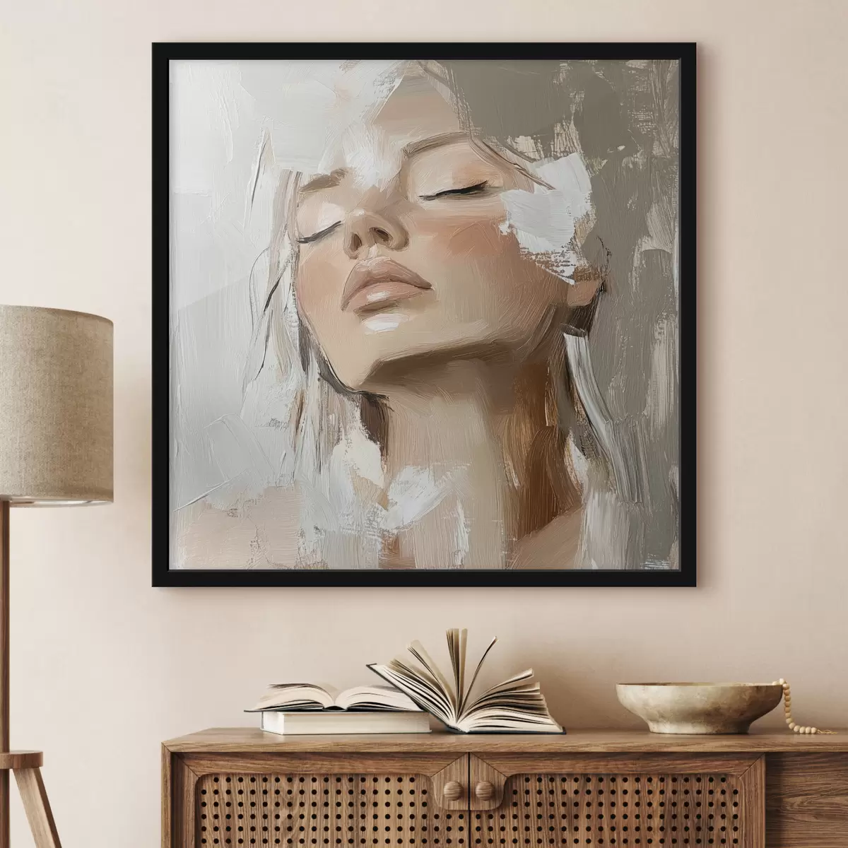 Plakat Tüdruk, õli f39910