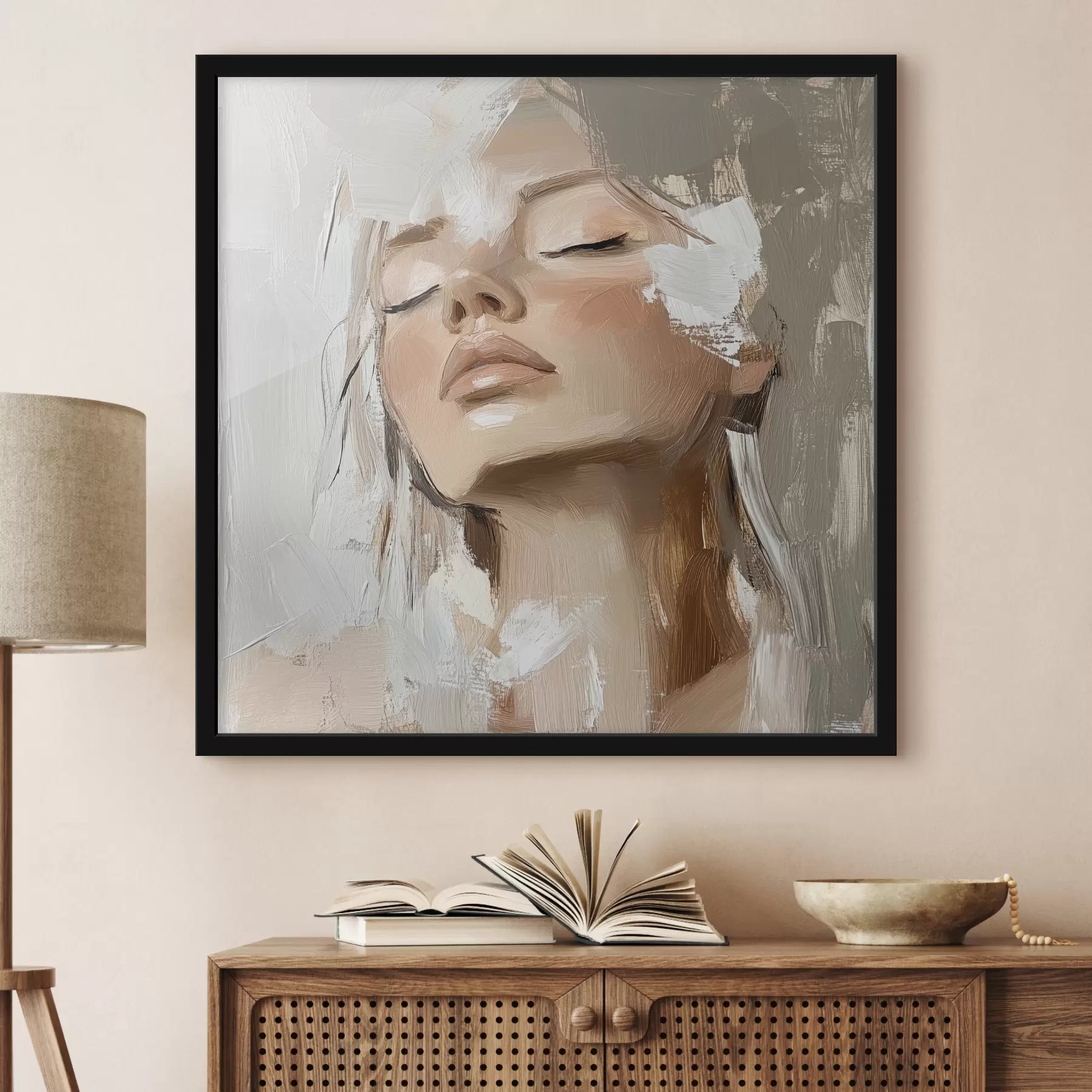 Fototapeedid Tüdruk, õli f39910