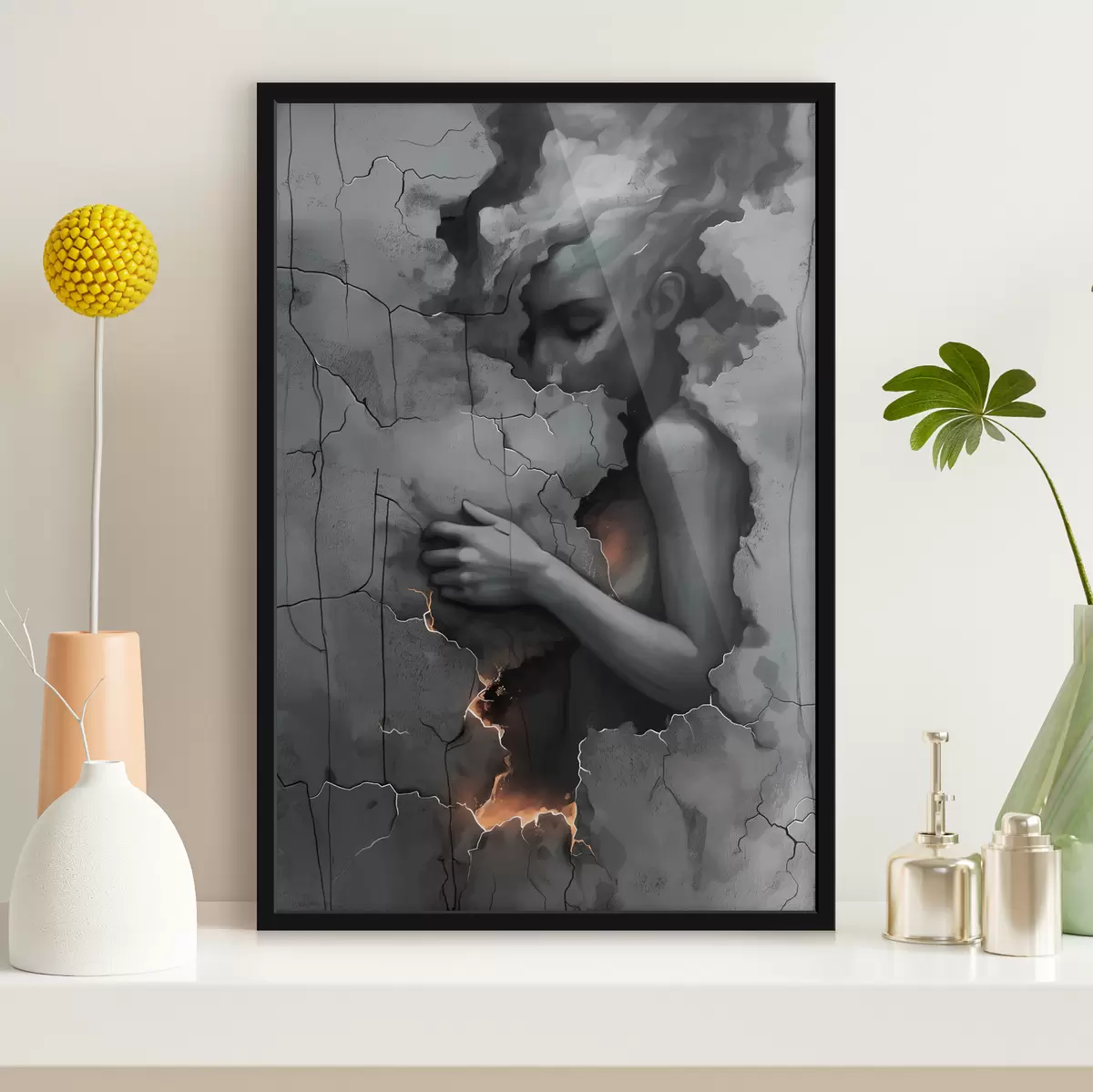 Plakat Tüdruk, seinad, süü f39994