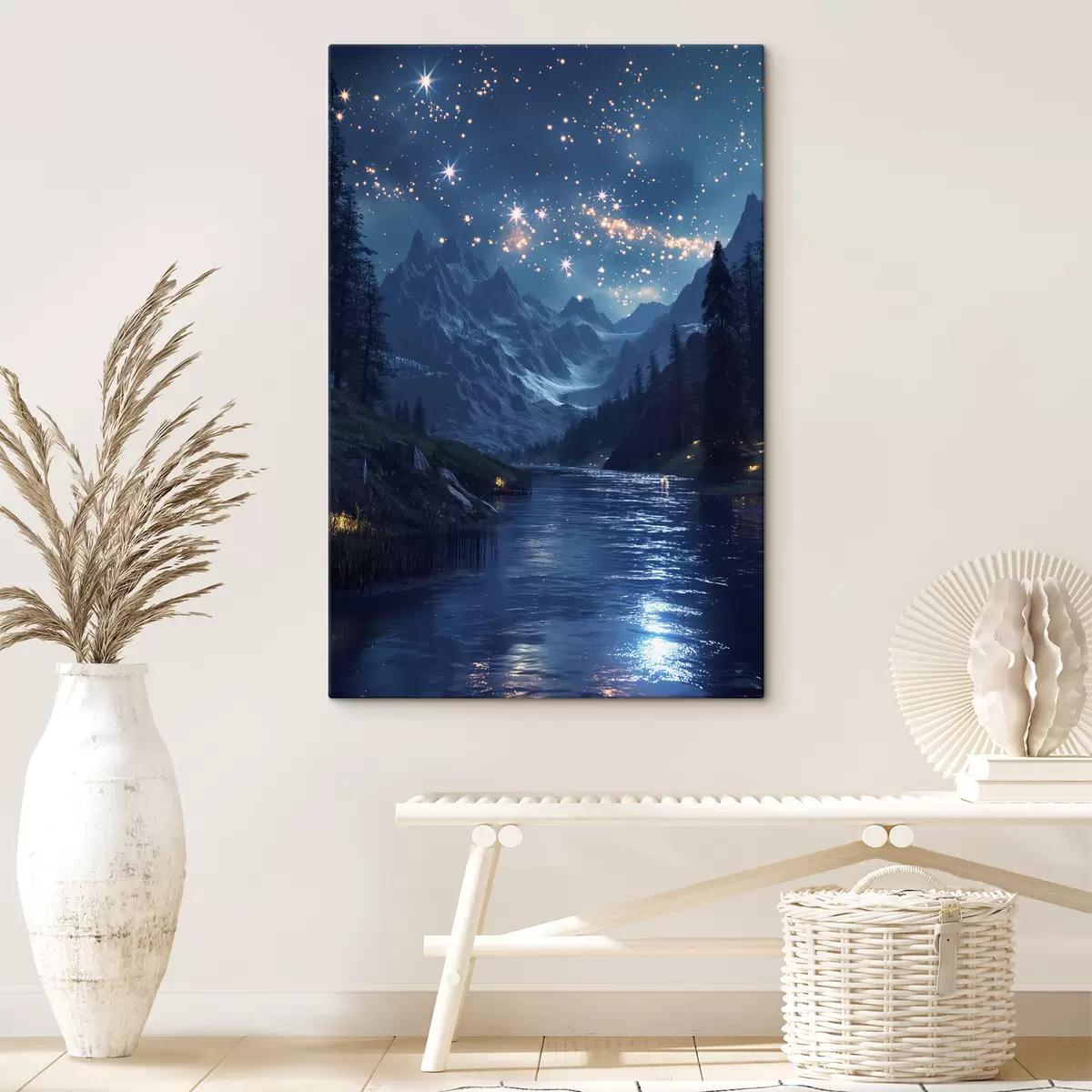 Pilt Velaris, mäed, tähed s40010