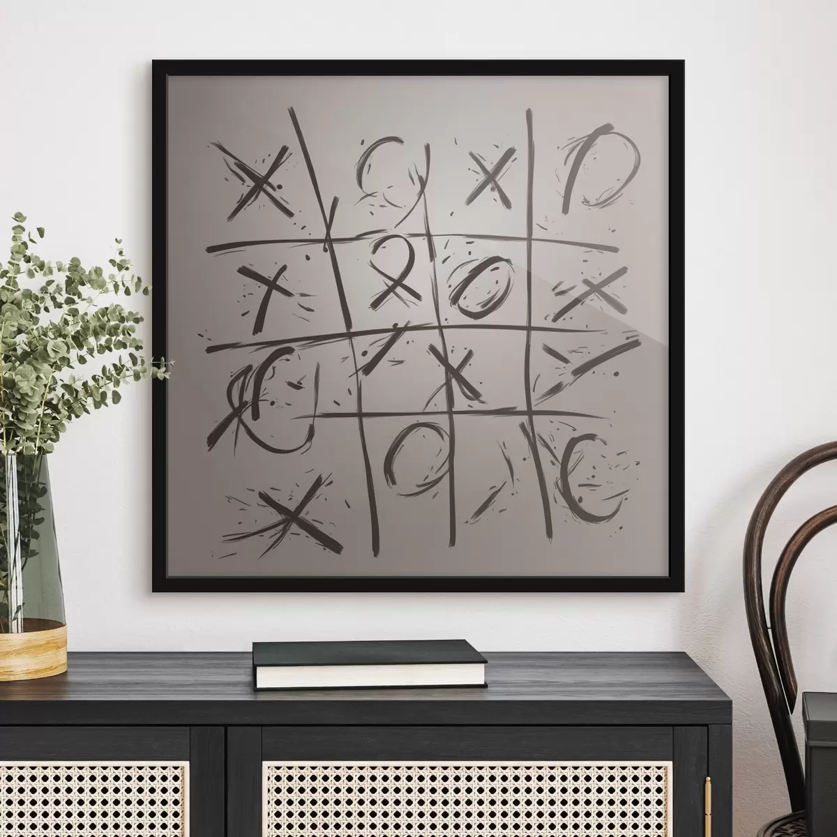Plakat Tic Tac Toe ristid f40065