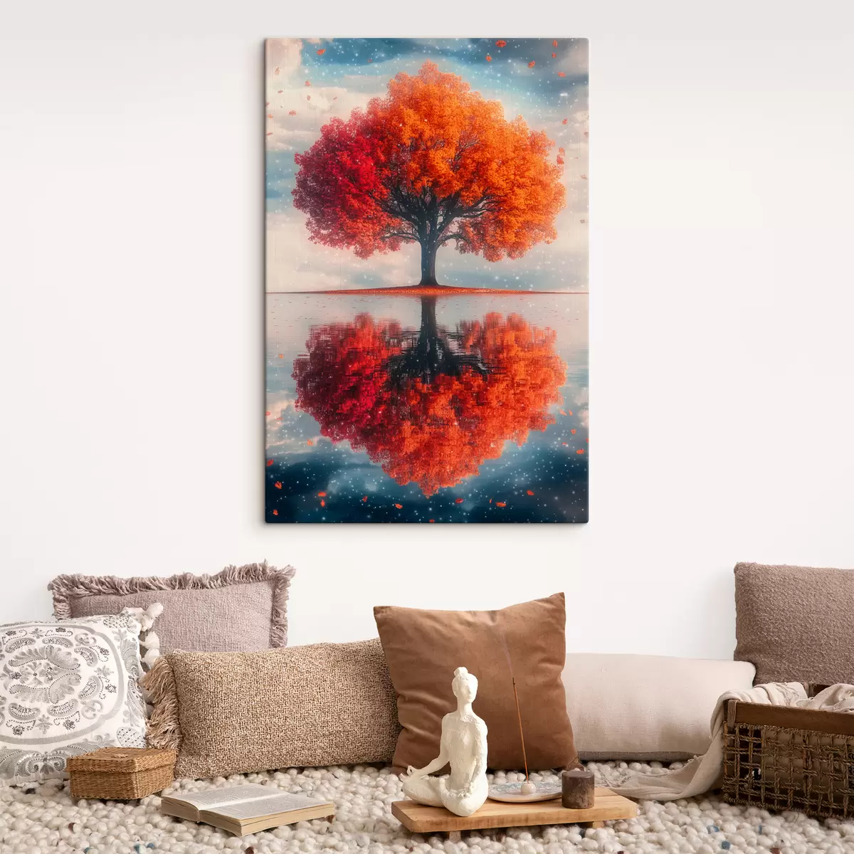 Pilt Puu peegeldusega vees s40126