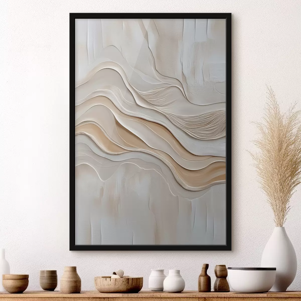 Plakat Abstraktsioon koos tekstuuriimitatsiooniga f39558