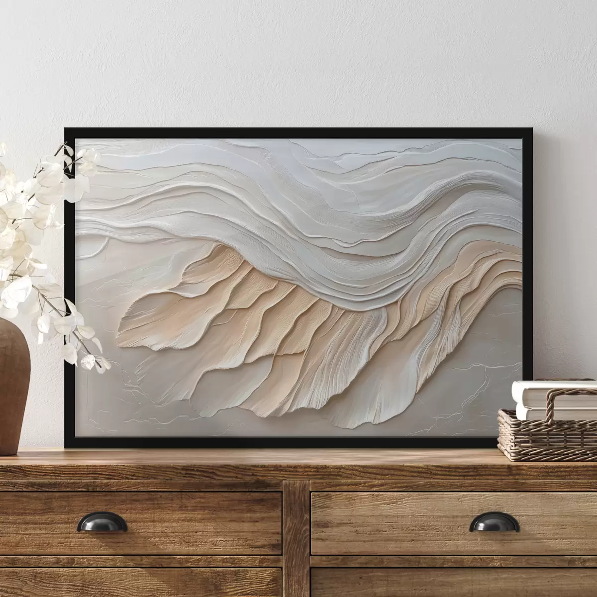 Plakat Abstraktsioon koos tekstuuriimitatsiooniga f39894