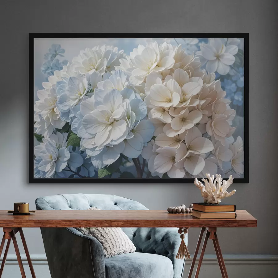 Fototapeedid Pehmed, pastelsetes toonides daaliaõied õrnade kroonlehtedega, mis õitsevad ähmasel taustal f40146