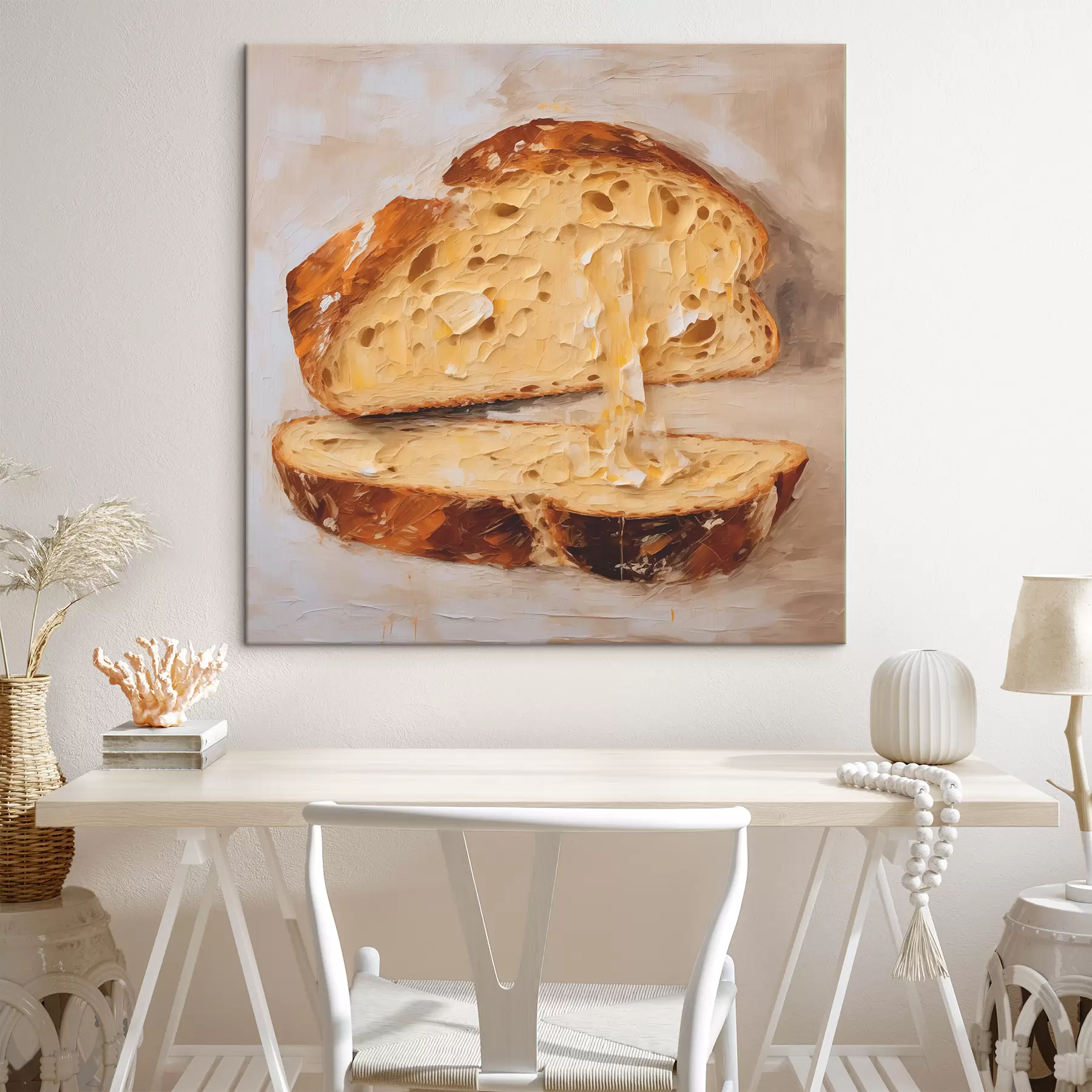 Pilt Leib ja või heledal taustamaal s40216