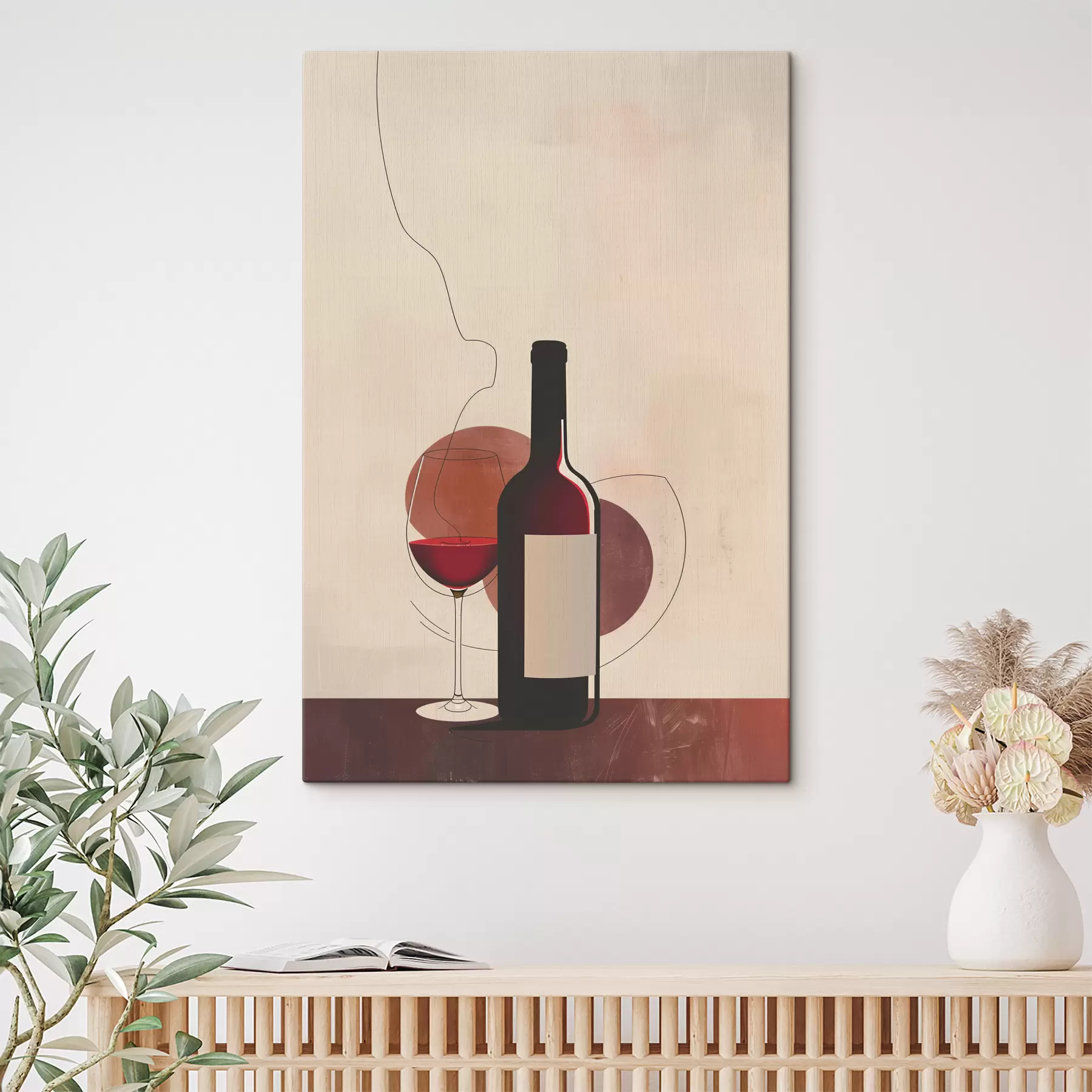 Fototapeedid Pudel veini ja klaas veiniga s40191