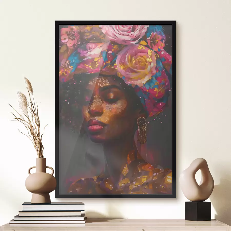 Fototapeedid Afro naine f40182