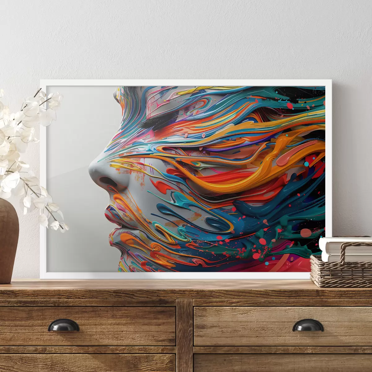 Plakat Nägu värvitud f40203