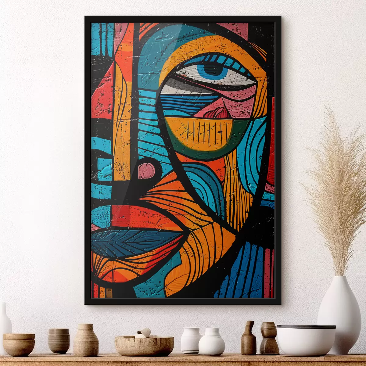 Plakat Abstraktne nägu f40207