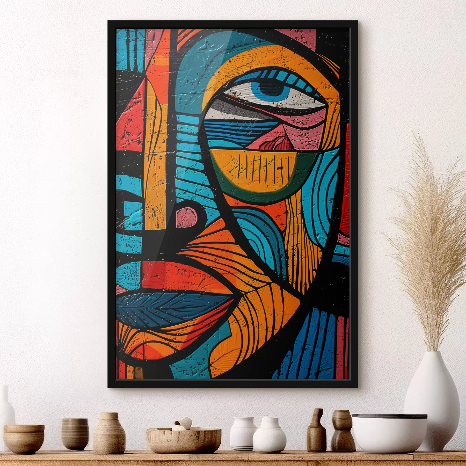 Pilt Abstraktne nägu f40207