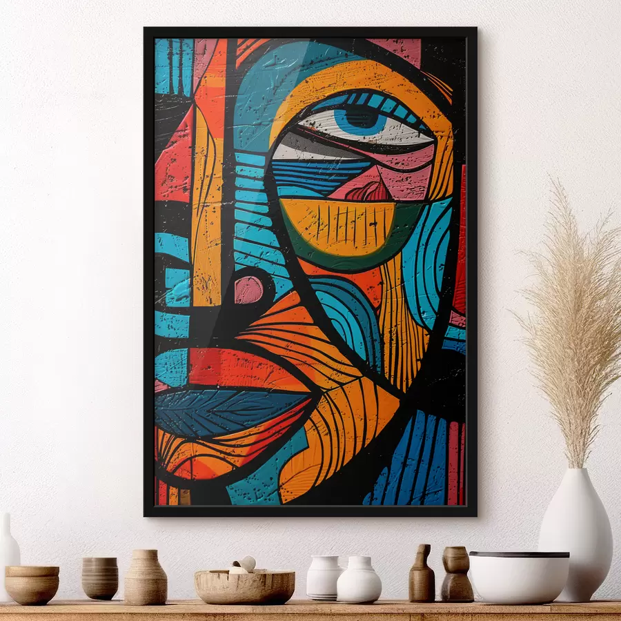 Fototapeedid Abstraktne nägu f40207