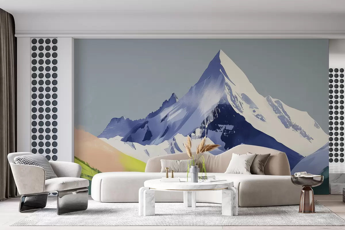 Fototapeedid Mägimaastik pintslitõmmetega w01394