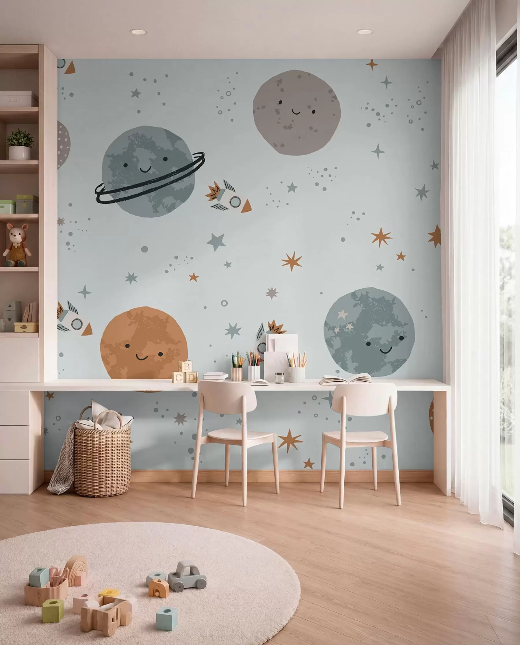 Fototapeedid Naeratavad planeedid w01417