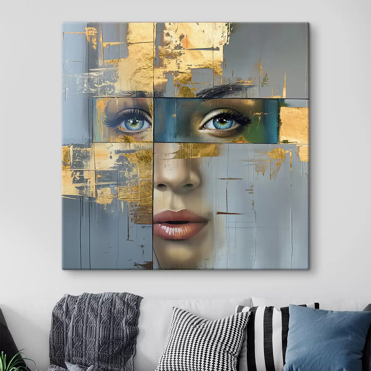 Pilt kaasaegne abstraktne portree s40240