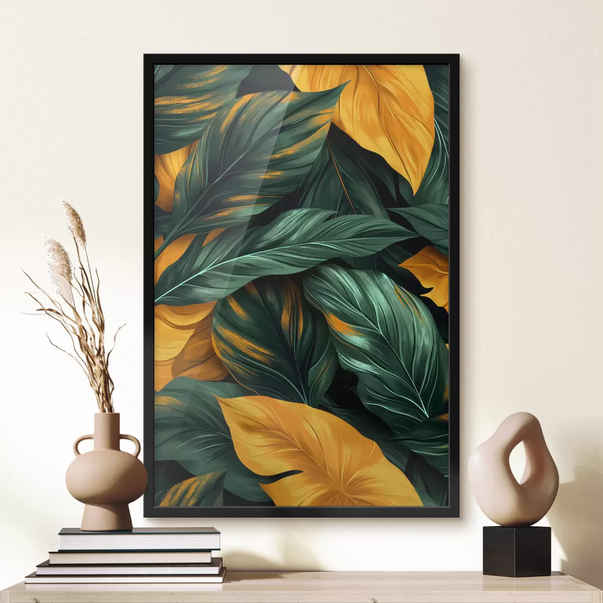 Plakat suured lehed f40241