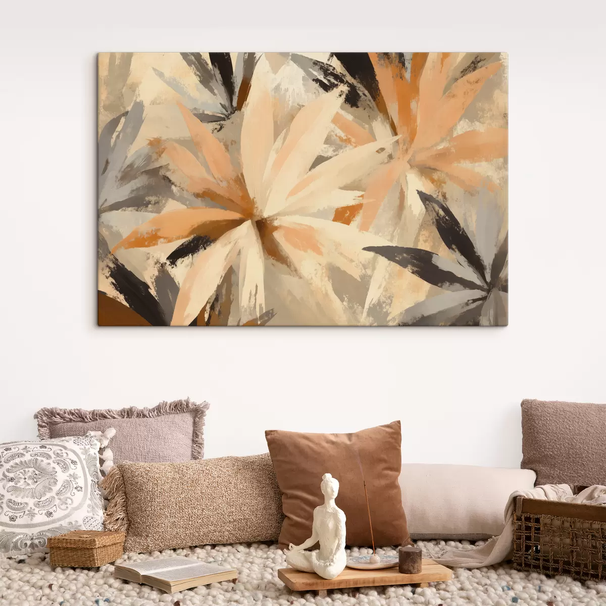 Pilt Abstraktsed lilled s40265