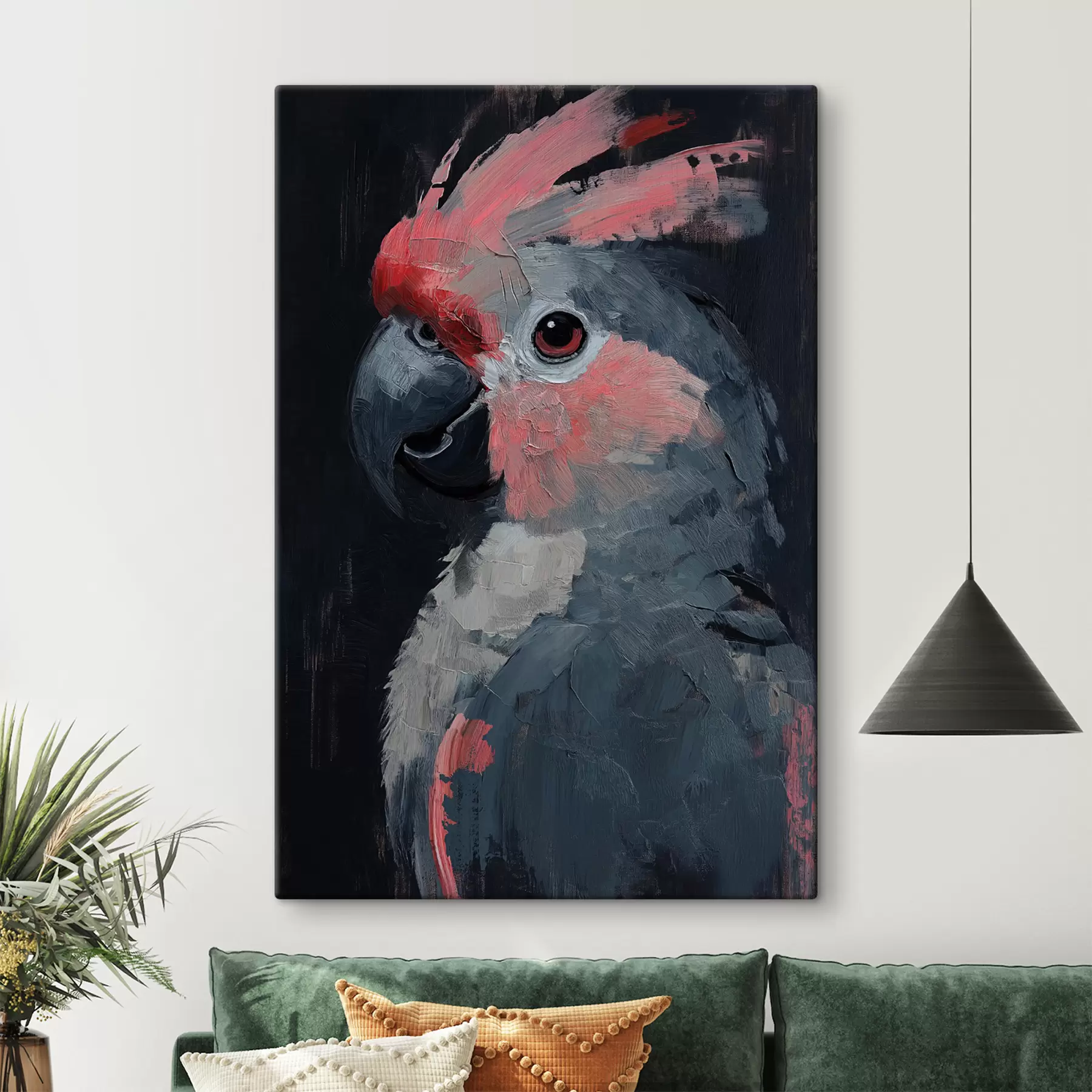 Fototapeedid Papagoi on maalitud akrüüliga s40266