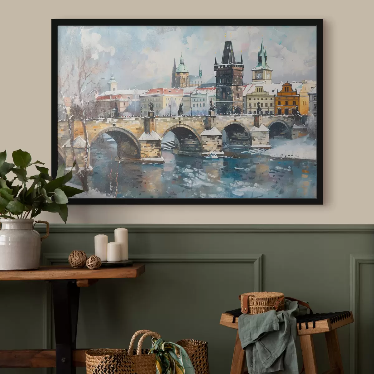 Plakat Praha sild f40378