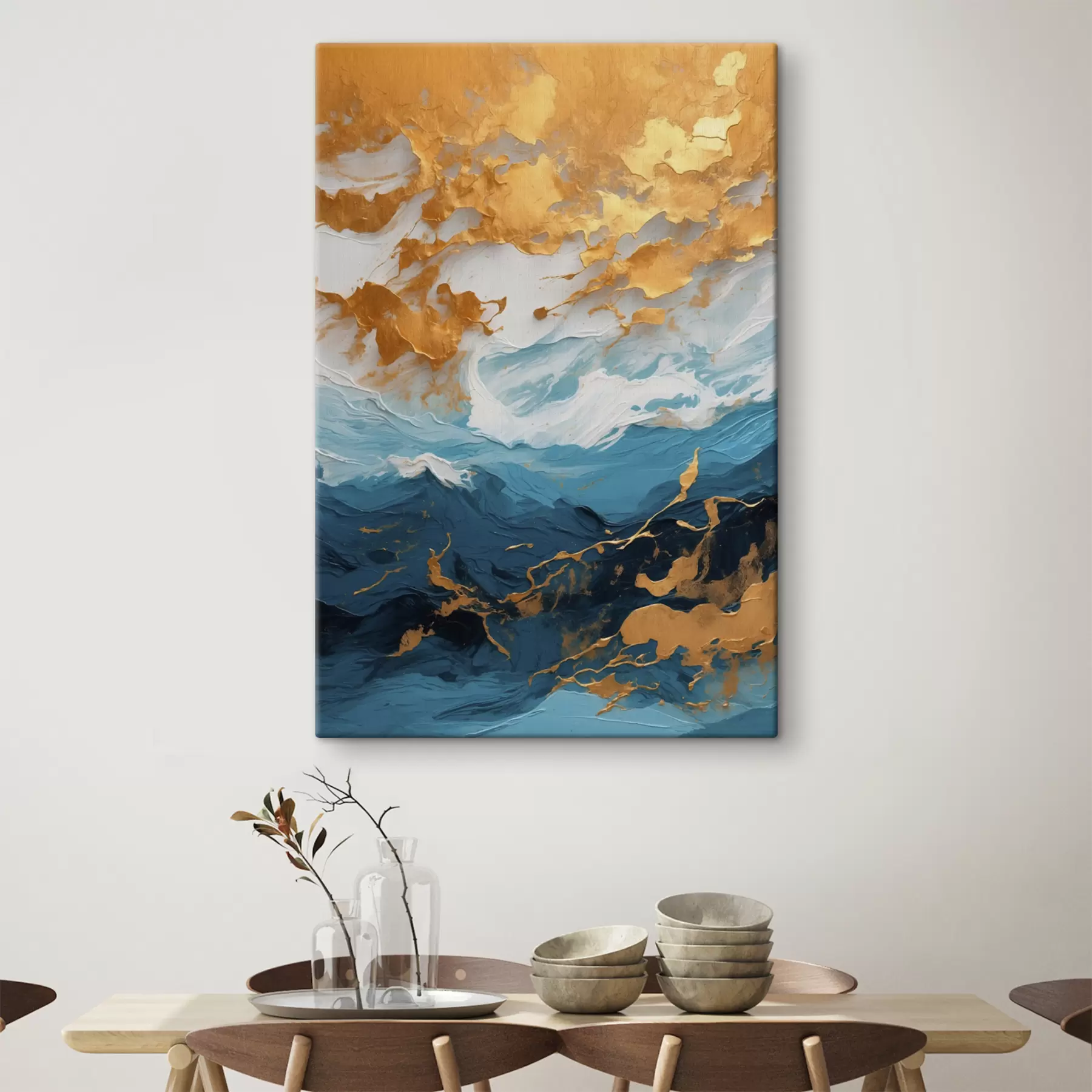 Fototapeedid Abstraktne õlimaal s40342